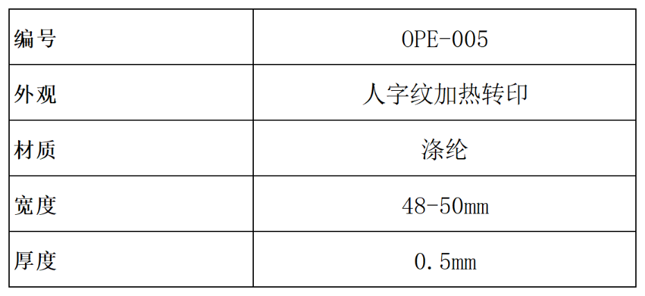 產品參數(shù)（對外）